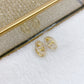 Aretes Chapa de Oro COA1606-1