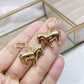 Aretes Chapa de Oro COA1604-1