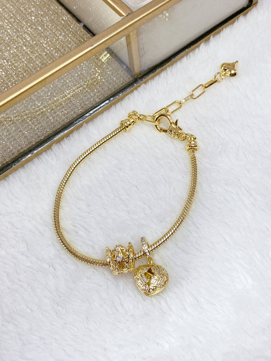 Pulsera Chapa de Oro COP1335-1