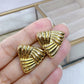 Aretes Chapa de Oro COA1616-1