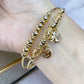 Pulsera Chapa de Oro COP1341-1