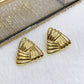 Aretes Chapa de Oro COA1616-1