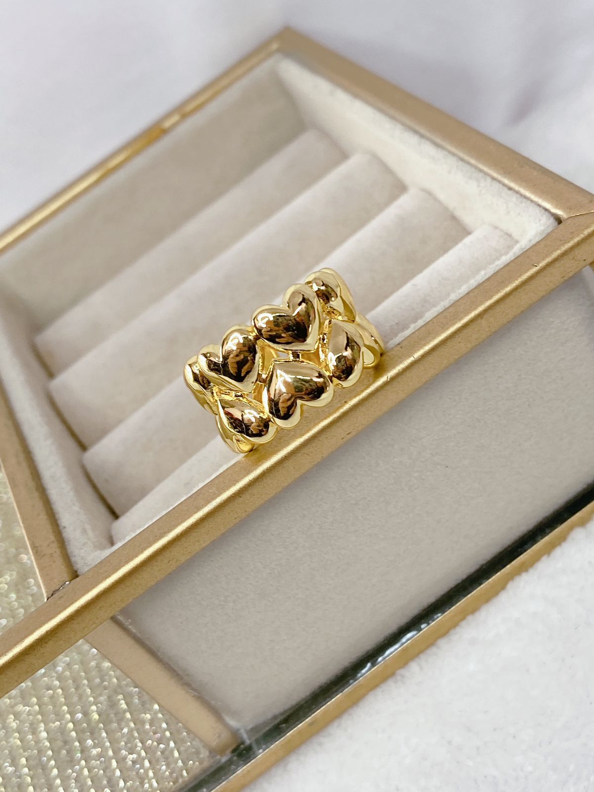 Anillo Chapa de Oro Ajustable ACO1101-1