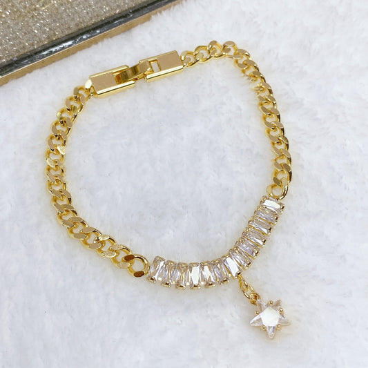 Pulsera Chapa de Oro COP1022-1