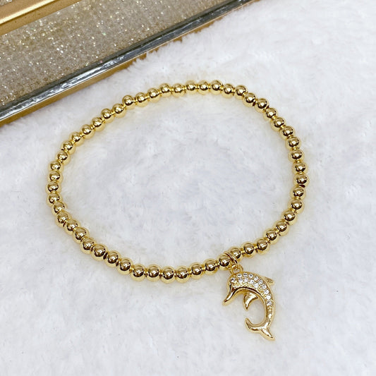 Pulsera Chapa de Oro COP1042-1