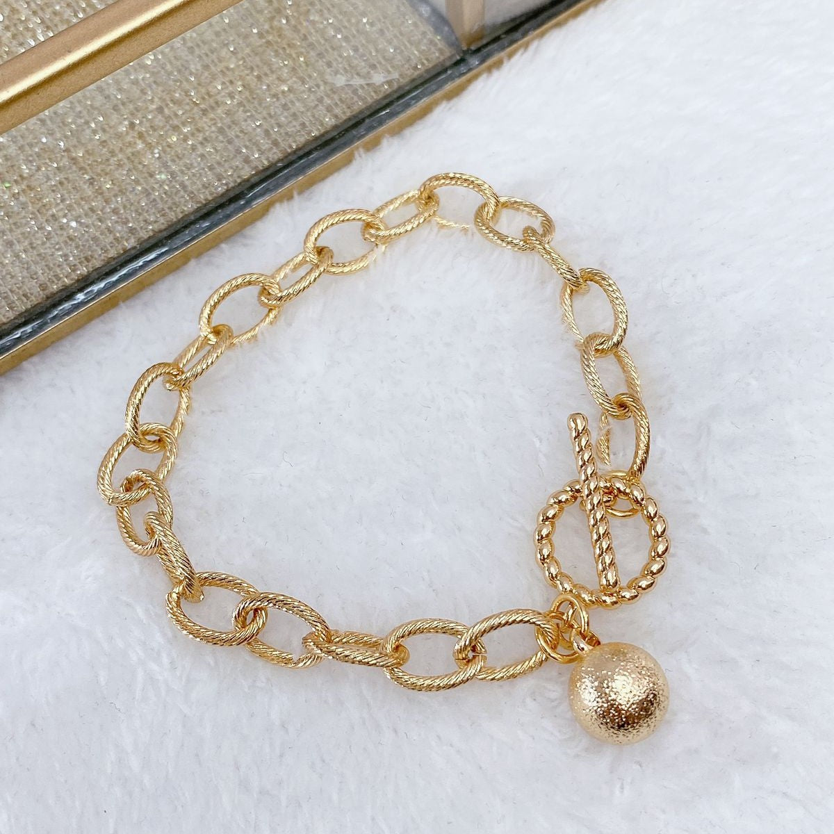 Pulsera Chapa de Oro COP1079-1