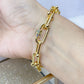 Pulsera Chapa de Oro COP1084-1