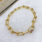 Pulsera Chapa de Oro COP1084-1