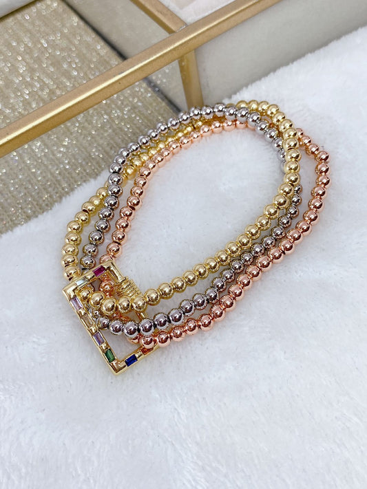 Pulsera Chapa de Oro COP1135-2