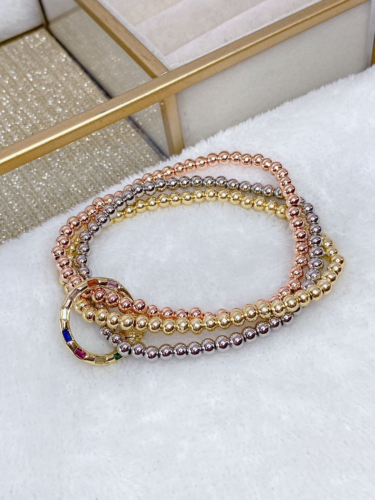 Pulsera Chapa de Oro COP1135-4