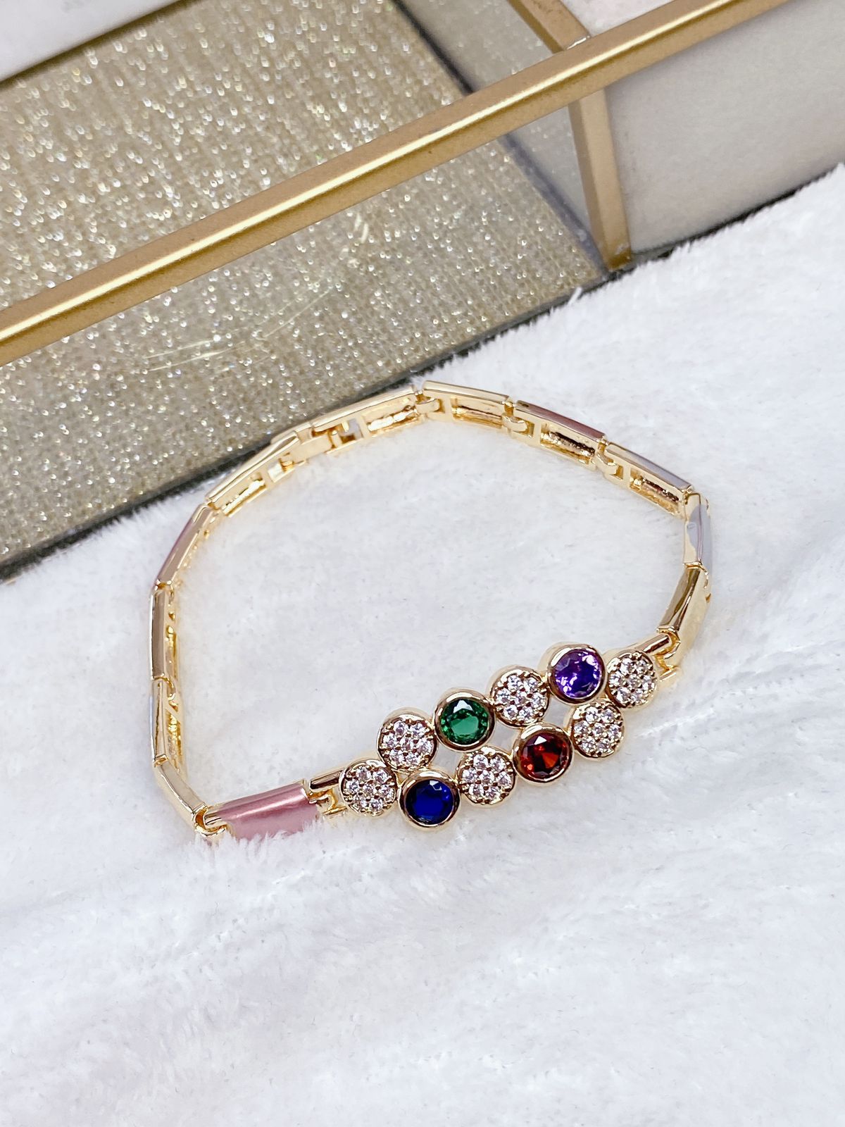 Pulsera Chapa de Oro COP1138-1