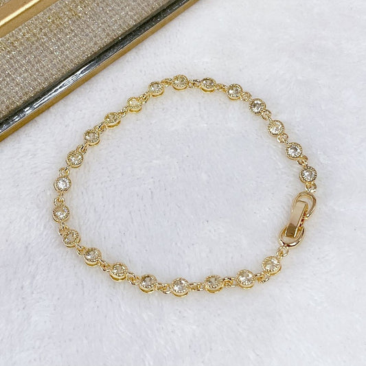 Pulsera Chapa de Oro COP1307-1