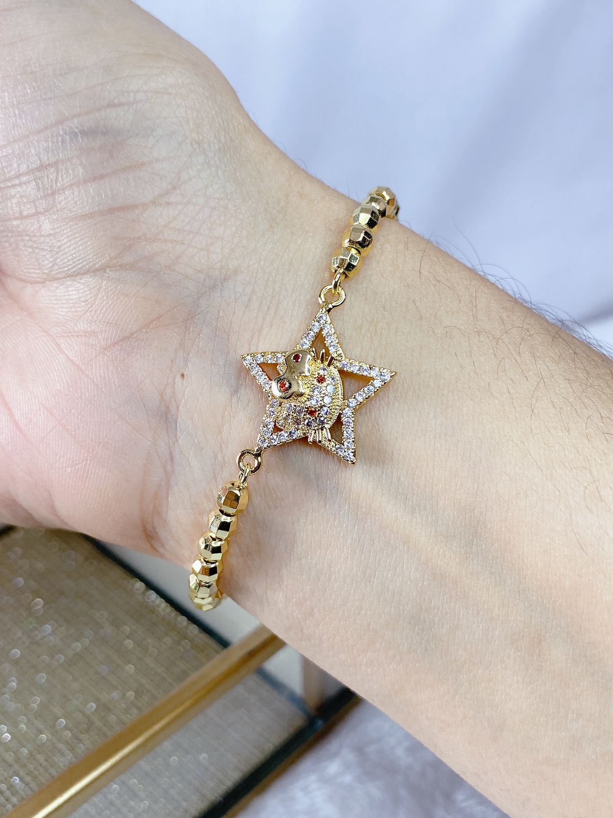 Pulsera Chapa de Oro COP1311-1