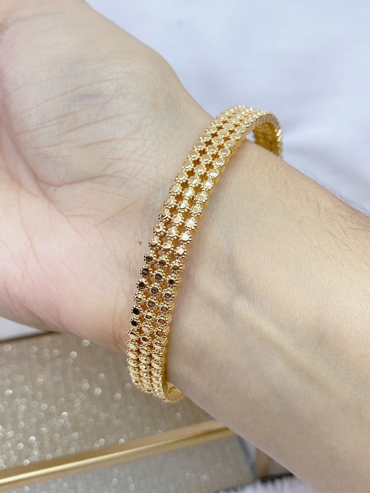 Pulsera Chapa de Oro COP268-1