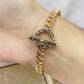 Pulsera Chapa de Oro COP526-1