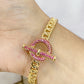 Pulsera Chapa de Oro COP526-2