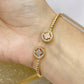 Pulsera Chapa de Oro COP967-4