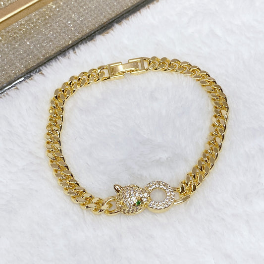 Pulsera Chapa de Oro COP977-1