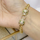 Pulsera Chapa de Oro COP978-1