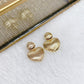 Aretes Chapa de Oro COA1612-1