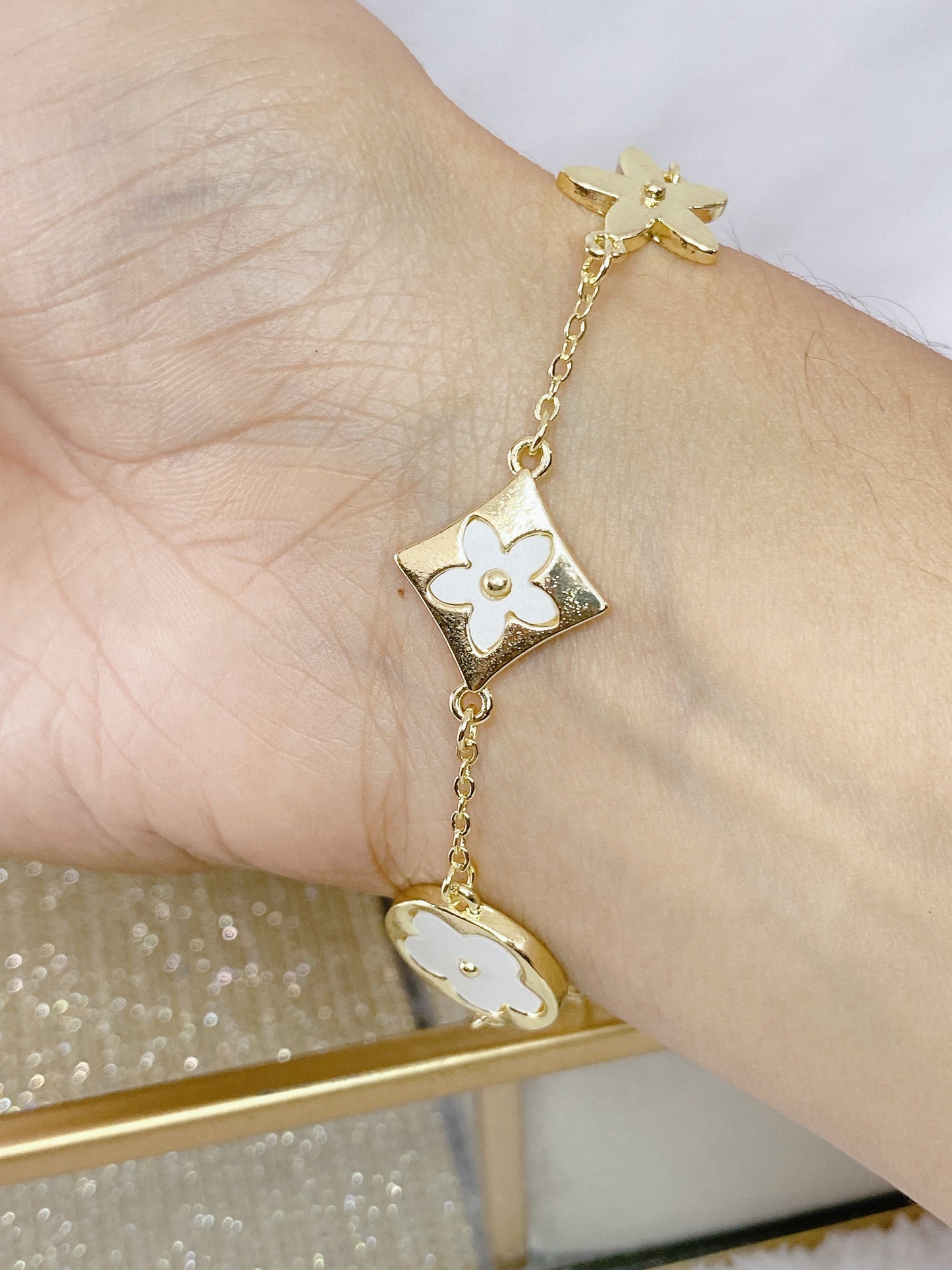 Pulsera Chapa de Oro COP1068-2